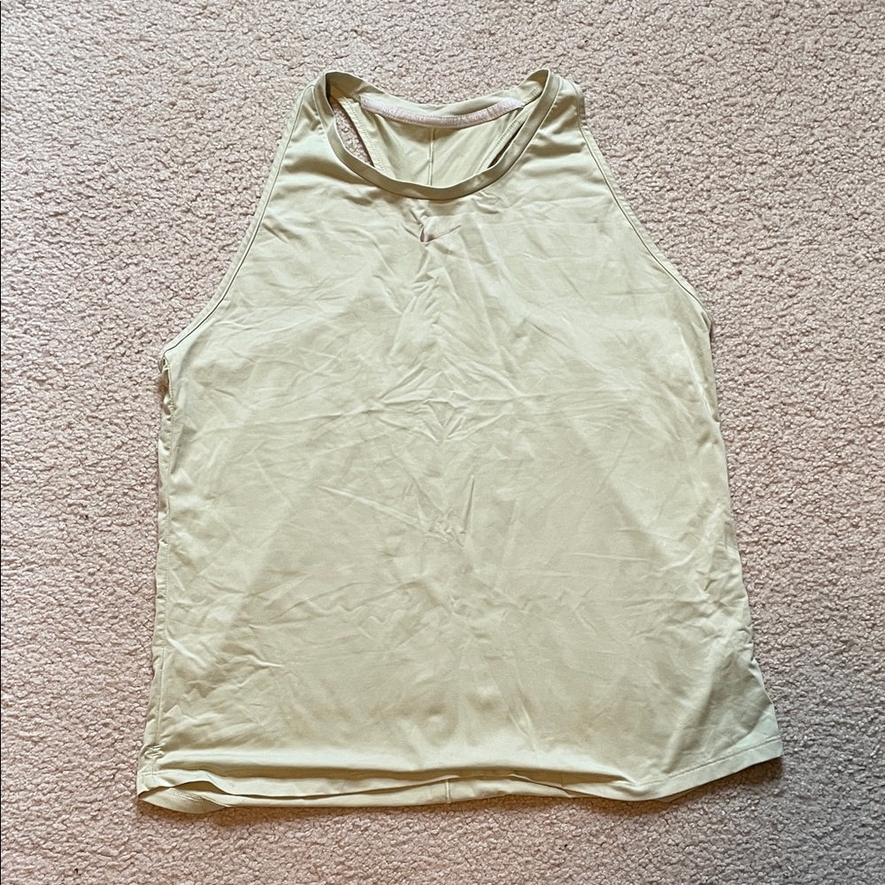 Light Green High-Neck Women's Tank Top